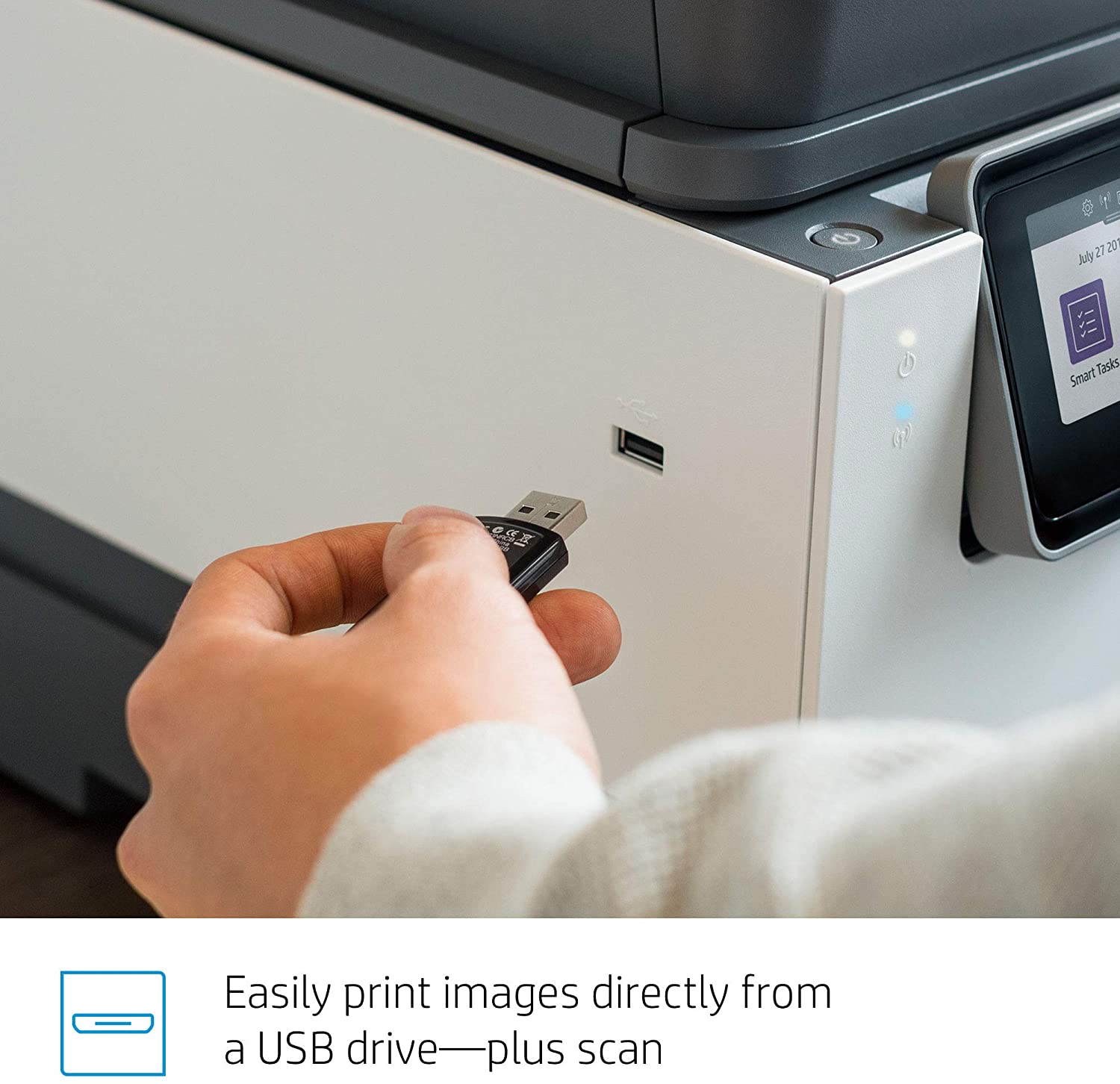 HP OfficeJet Pro 8035 All-in-One Wireless Printer - Includes 8 Months of Ink Delivered to Your Door, Smart Home Office Productivity - Basalt (5LJ23A) HP OfficeJet Pro 8035 All-in-One Wireless Printer - Includes 8 Months of Ink Delivered to Your Door, Smart Home Office Productivity - Basalt (5LJ23A)